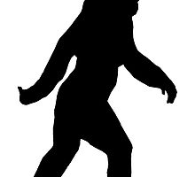 220x200 Sasquatch Walking Silhouette