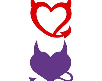 340x270 Silhouette Devil Etsy