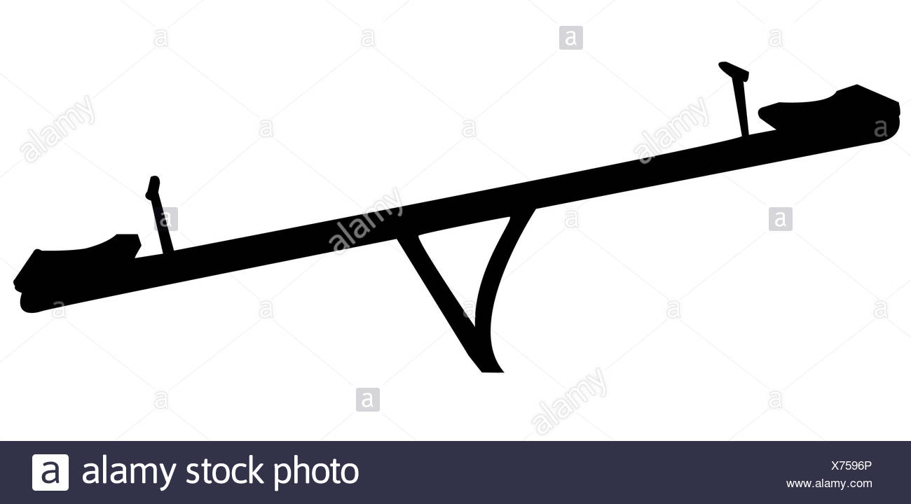 1300x720 Seesaw Silhouette Vector Stock Photo 279785486