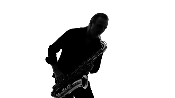 590x332 Silhouette Of Musician Playing The Saxophone By Lovevision Videohive
