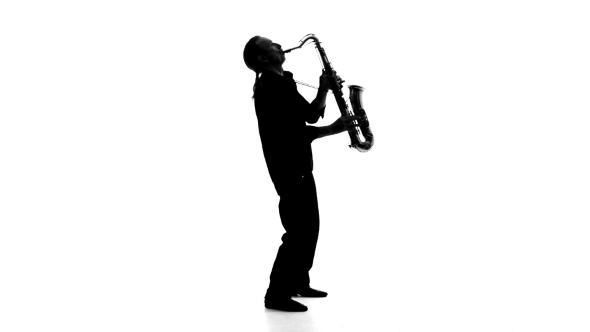 590x332 Silhouette Of A Musician Who Plays The Saxophone By Lovevision