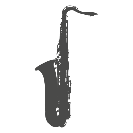 512x512 Saxophone Silhouette