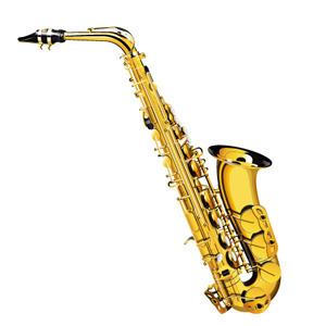300x300 Free Saxophone Vector