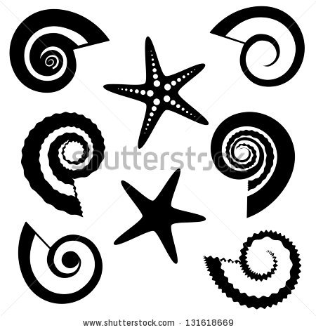 450x470 Starfish Clipart Silhouette