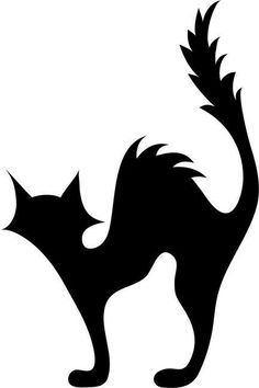 Scary Cat Silhouette at GetDrawings | Free download