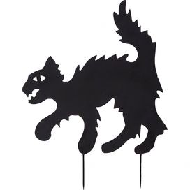 272x272 Scary Cat Silhouette Holiday Fun Scary Cat