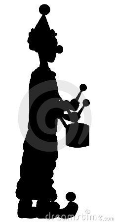 235x450 Silhouette Clown 7596286.jpg Pixel Zirkus