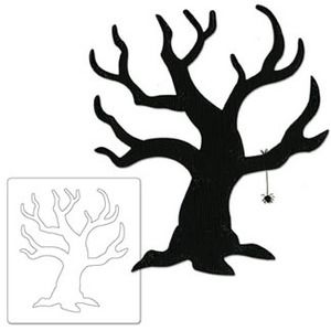 300x300 Bare Tree With Spider Black Die Just A Few Off My Sizzix Dies