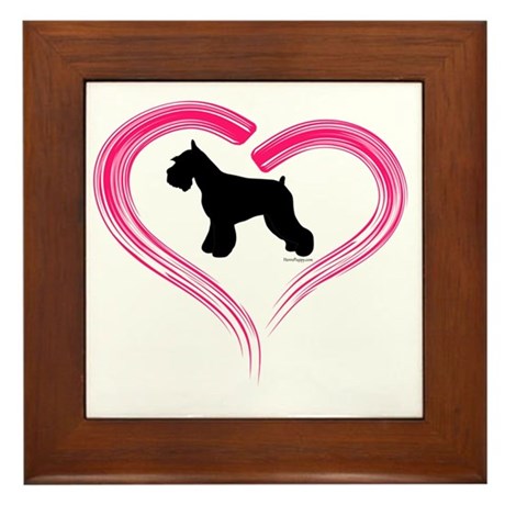 460x460 Schnauzer Outline Wall Art