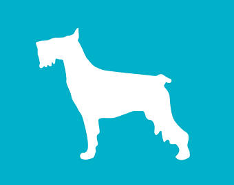 340x270 Love Schnauzer Decal Etsy