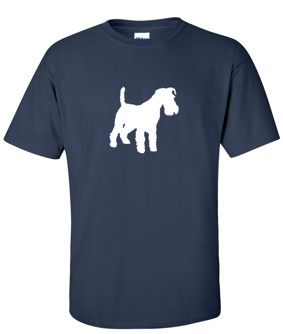 932x1100 Schnauzer Dog Silhouette Logo Graphic T Shirt