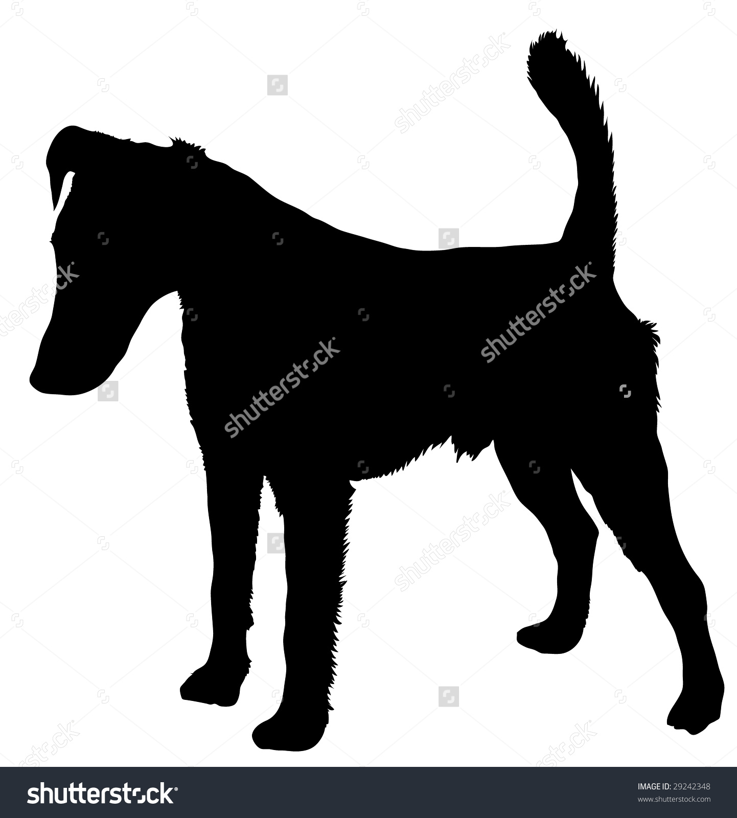 1442x1600 Miniature Smooth Fox Terrier Clipart