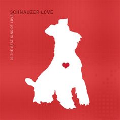 236x236 Schnauzer Love Is The Best Kind Of Love Dog By Dogloveshoppe