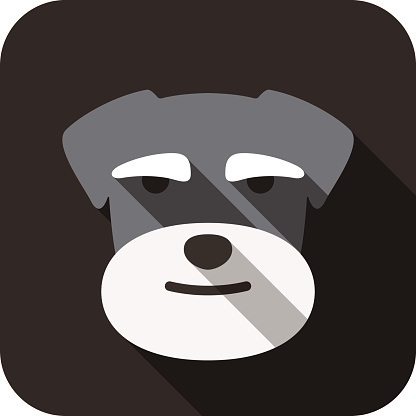 416x416 Schnauzer Clipart Face