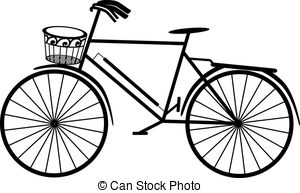 300x193 Vintage Bike Silhouette Clipart Collection