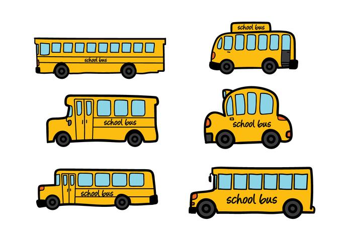 700x490 School Bus Kids Free Vector Art