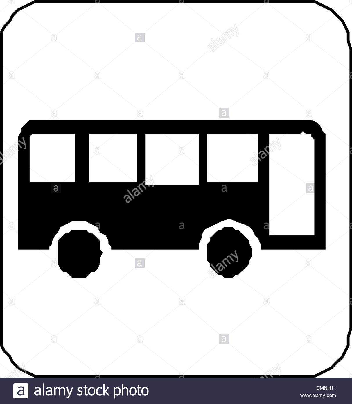 1212x1390 Black Silhouette On A Bus. Vector Illustration Stock Vector Art