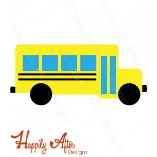 315x315 School Bus Svg Cutting File And Clipart For Your Back To School