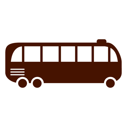 512x512 Bus Transport Icon Silhouette
