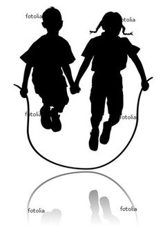 236x330 School Girl Jumping Rope Clipart Siloette