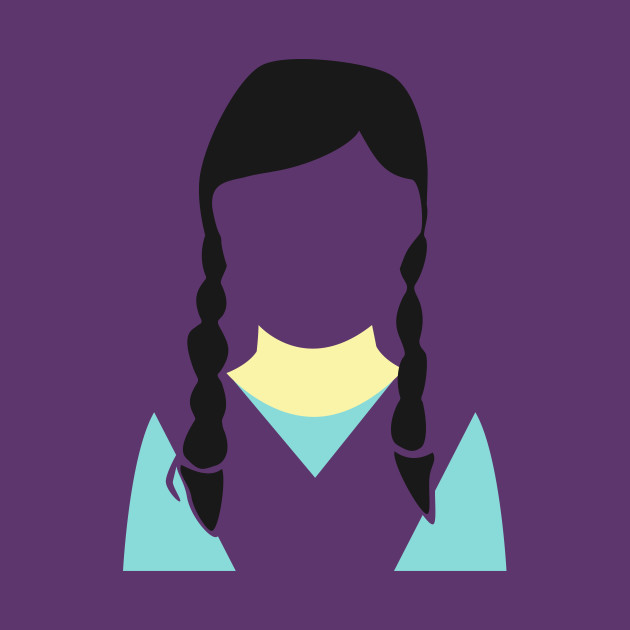 630x630 School Girl Silhouette Design