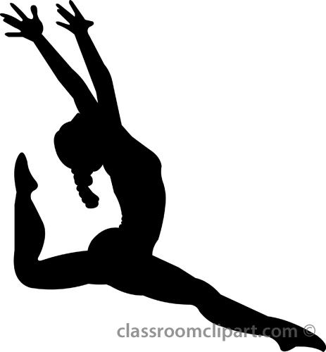 463x500 Gymnastics Silhouette Clip Art Free Silhouettes Clipart Clip Art