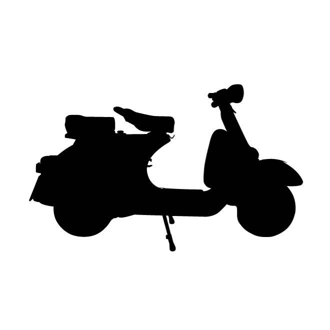 660x660 Scooter Silhouette 2