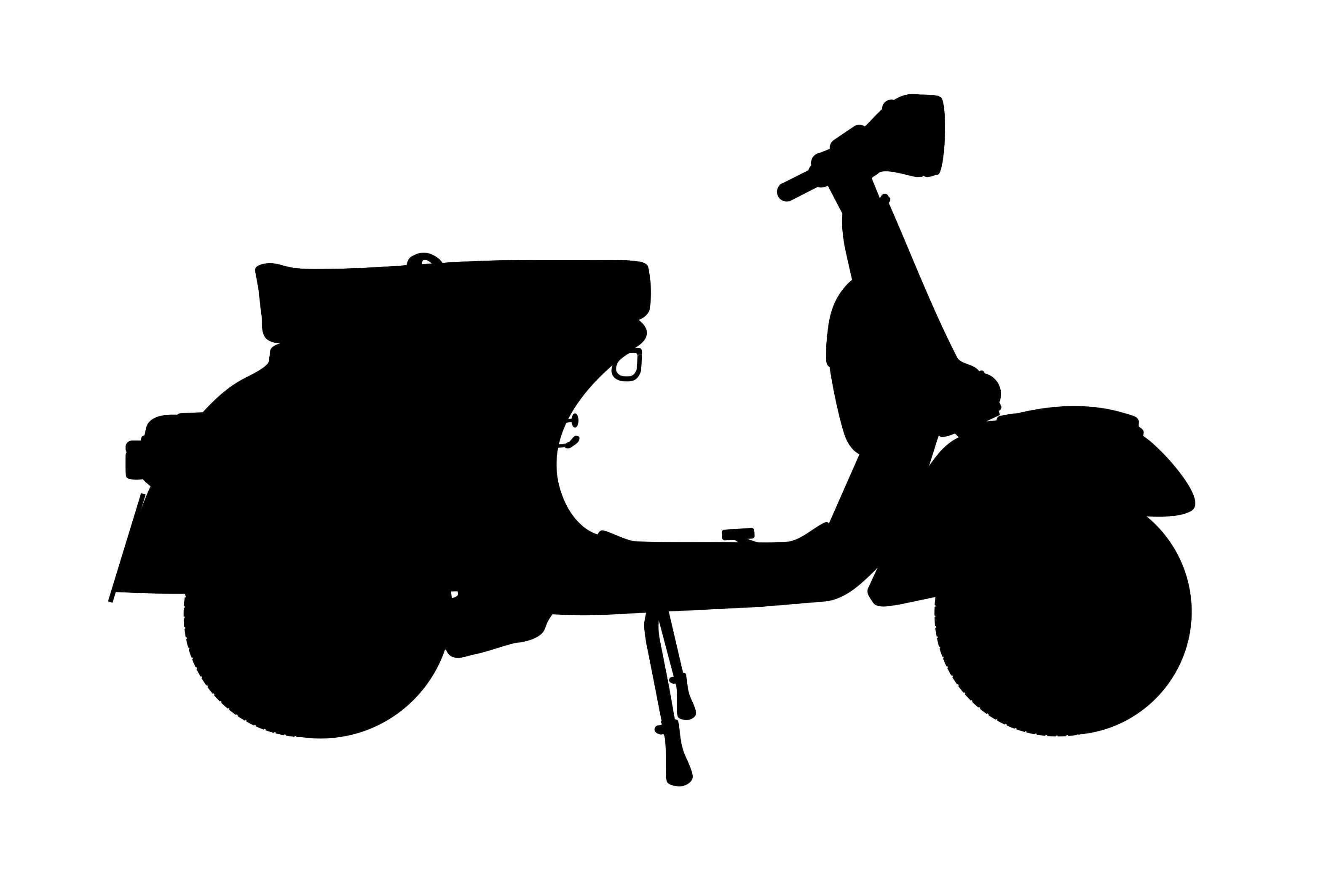 3147x2128 Scooter Silhouette