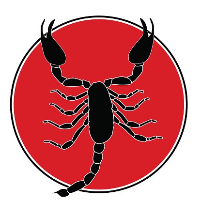 415x417 Scorpion Silhouette Icon Vector Illustration Premium Clipart