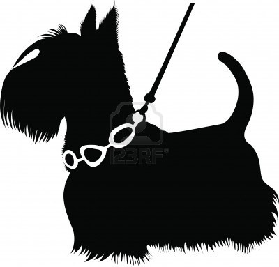 400x383 24 Best Silhouette Scotties Images On Scottie Dogs