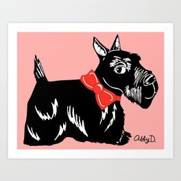 264x264 Scottie Dog Art Prints Society6