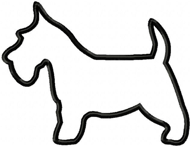 635x488 This Simple Silhouette Applique Design Comes In Three Sizes