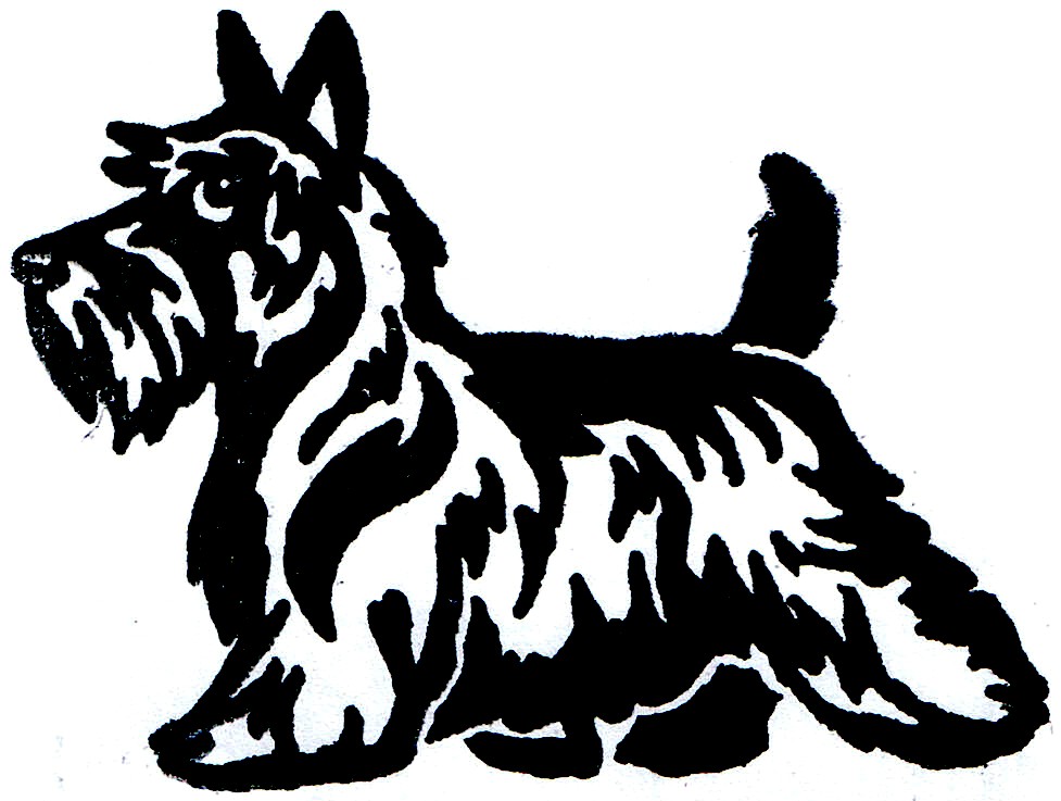 977x737 Scottish Terrier Clipart