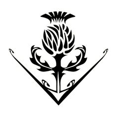 236x236 Simple Thistle Drawing