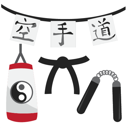 432x432 Karate Set Svg Scrapbook Cut File Cute Clipart Files