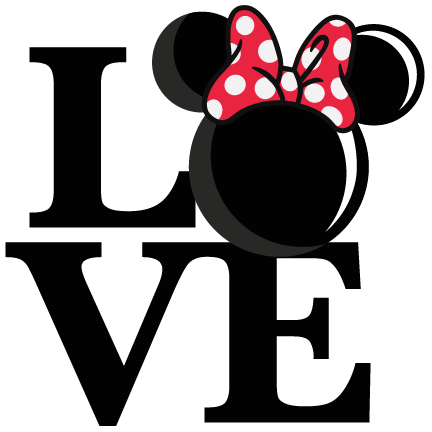 432x432 Love Mouse Girl Title Svg Scrapbook Cut File Cute Clipart Files
