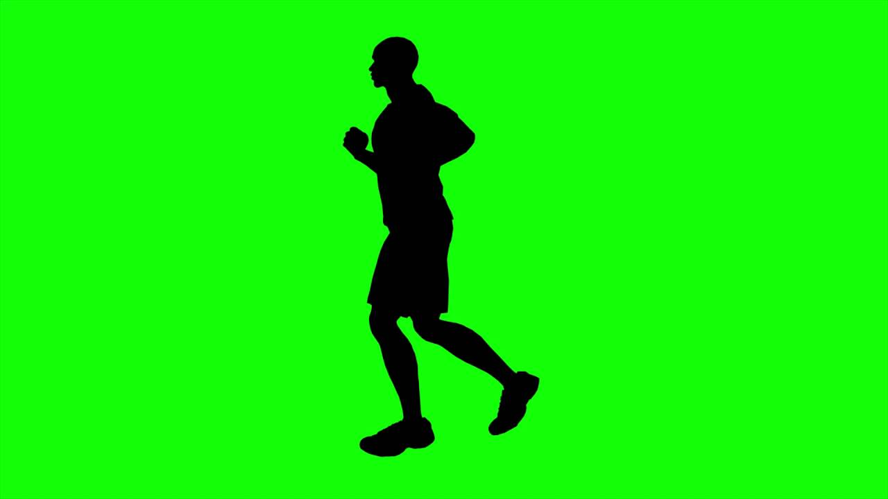 1280x720 Free Hd Video Backgrounds Athlete Man Silhouette Running