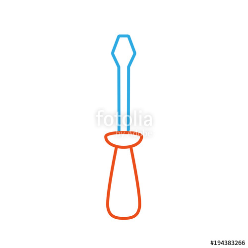 500x500 Silhouette Screwdriver Equipment Service Industry Repair Stock