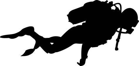474x225 Scuba Diver Silhouette