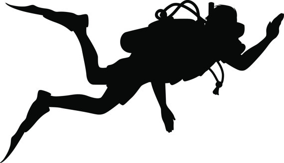 Scuba Diving Silhouette at GetDrawings | Free download