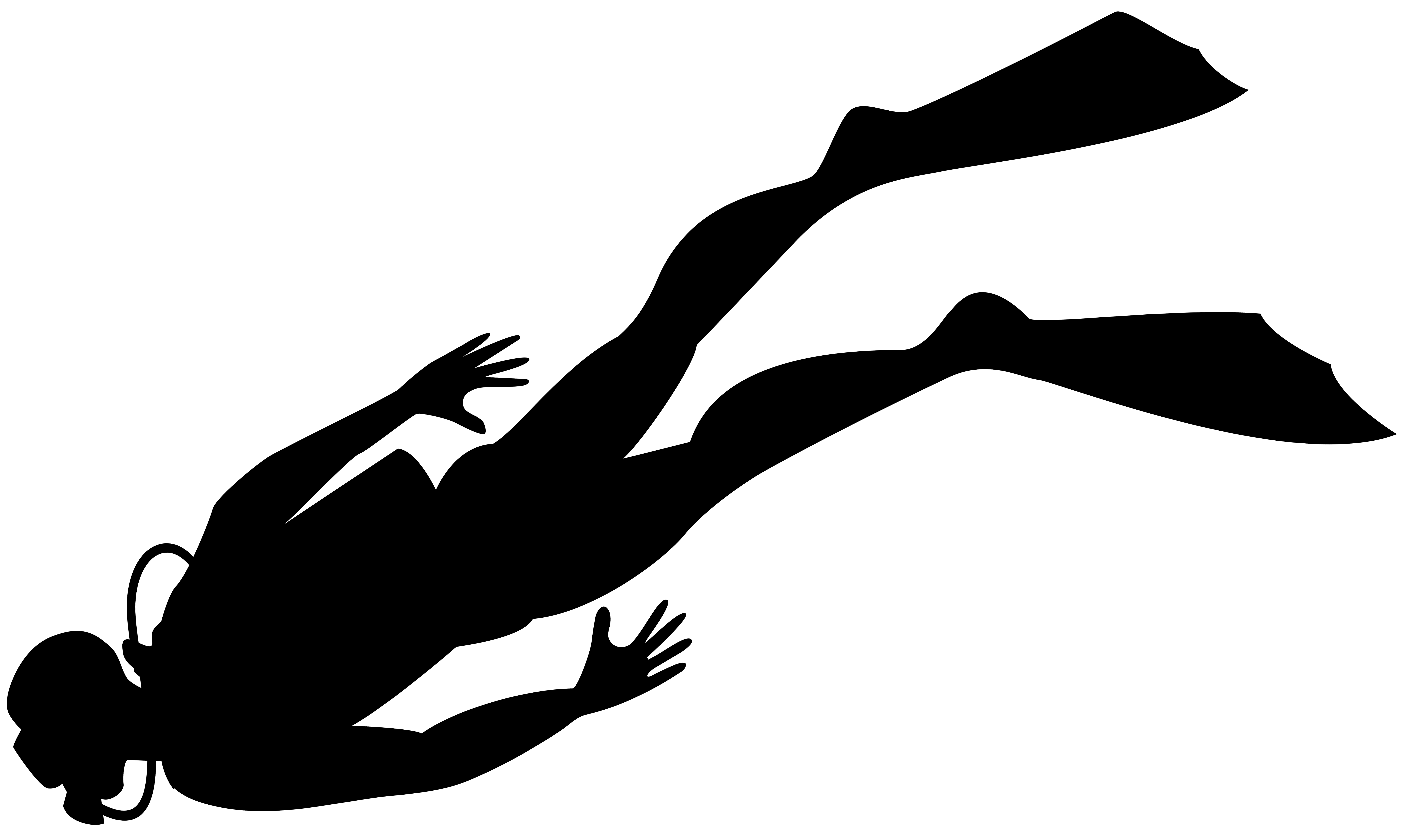 8000x4793 Scuba Diver Silhouette Png Clip Art Imageu200b Gallery Yopriceville