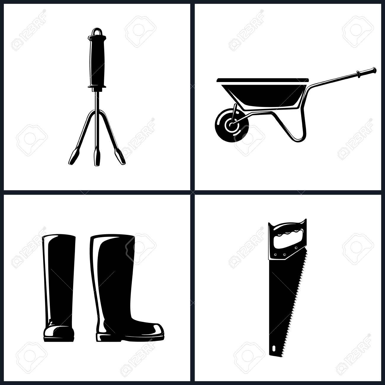 1300x1300 Sickle, Silhouette Modern Harvesting Sickle On A Light Background