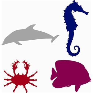 300x300 Sea Life Silhouette