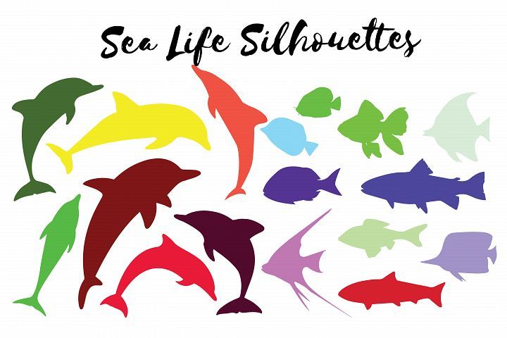 720x480 Fishes,sealife,fish Silhouettes,faishes Clipart,fishes