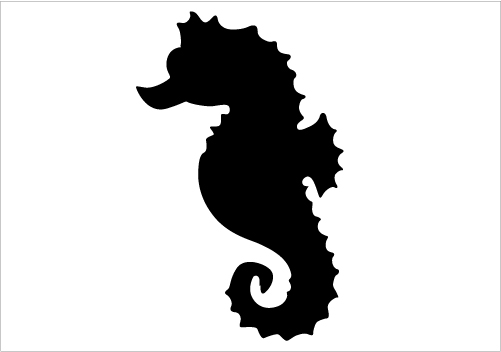501x352 Seahorse Vector Graphics Download Silhouette Graphics Fish