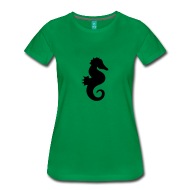 190x190 Seahorse Silhouette T Shirt Spreadshirt
