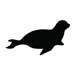 270x270 Seal Silhouette Stencil Free Stencil Gallery