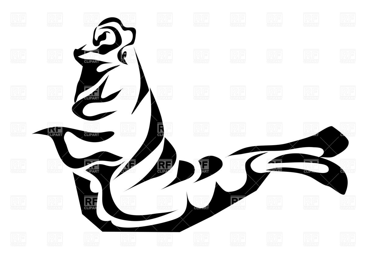 1200x849 Elephant Seal Silhouette Royalty Free Vector Clip Art Image