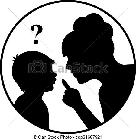 450x465 Mother And Child Silhouette Clipart Collection