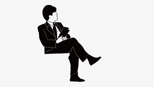650x366 Man Sitting, Seated, Vector Man Png And Vector For Free Download
